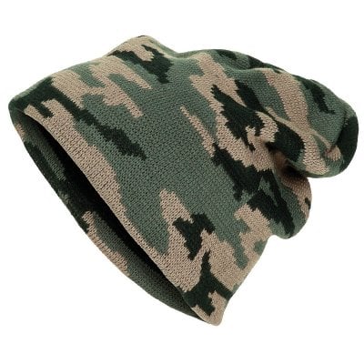 Knitted hat in camo 1