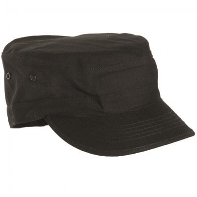 Black military cap
