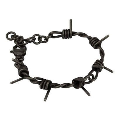Black barbed wire bracelet