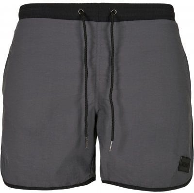 Retro swimming trunks black/gray 0