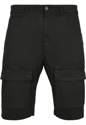 Black Performance Cargo Shorts