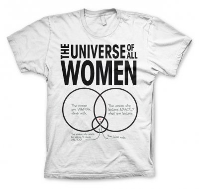 The universe of all women t-shirt