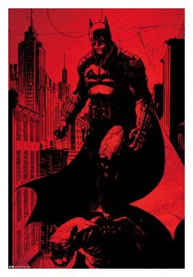 The Batman Sketch City Poster 61x91 cm 1
