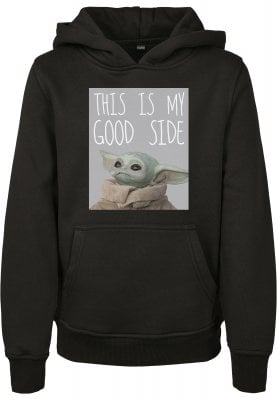 The Mandalorian Baby Yoda good side hoodie kids 1