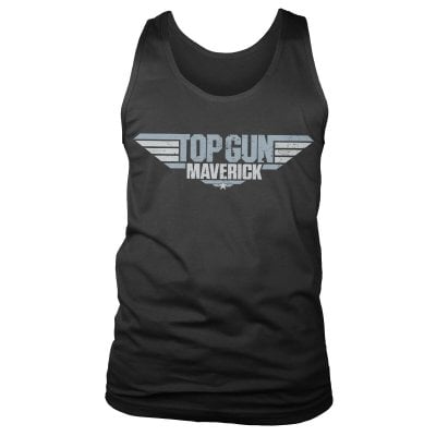 Top Gun Maverick Distressed Logo Tank Top 1