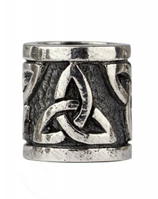 Triquetra beard and hair jewelry 925 silver