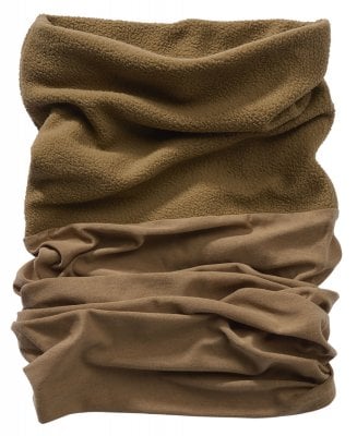 Tube scarf fleece camel 1