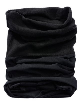 Tube scarf fleece black 1