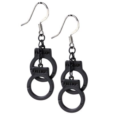 Handcuffs earrings