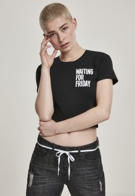 Waiting For Friday Cropped Tee