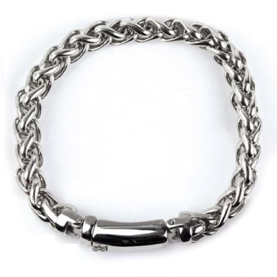 Woven Steel - bracelet chain