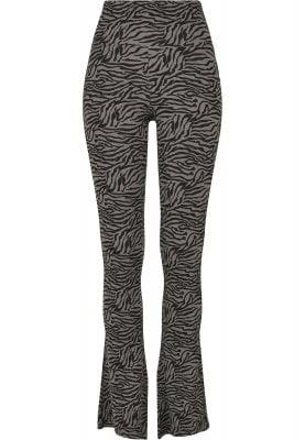 Zebra boot cut leggings dam grey