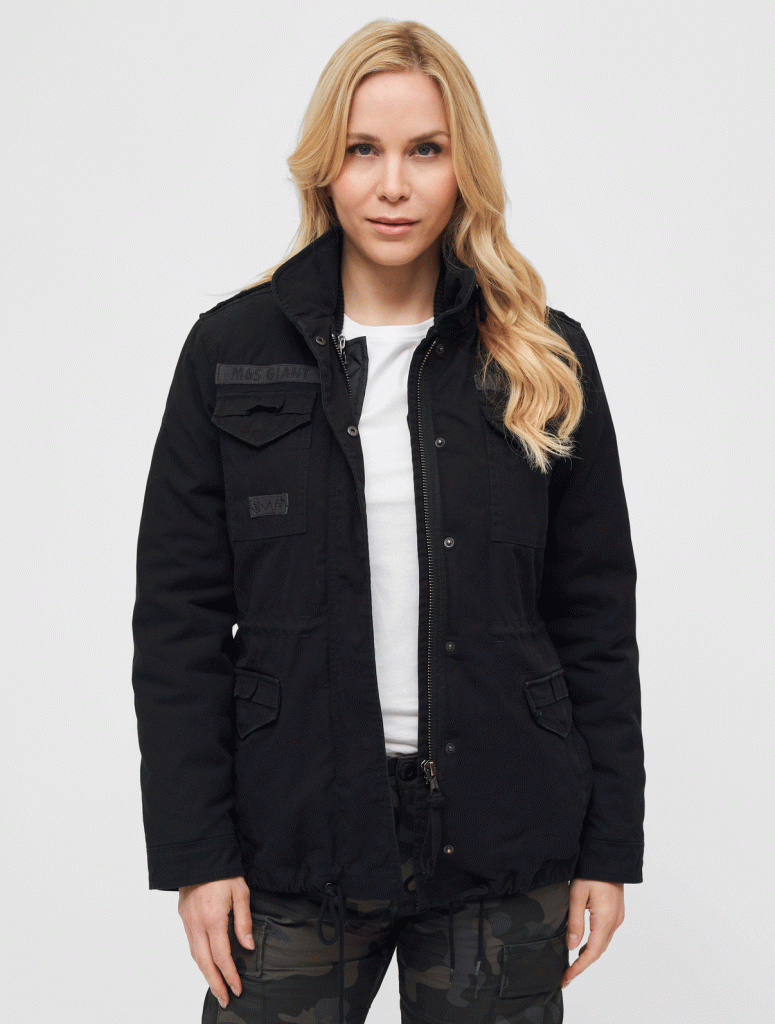 Ladies - - jackets Winter M65 black jacket Giant