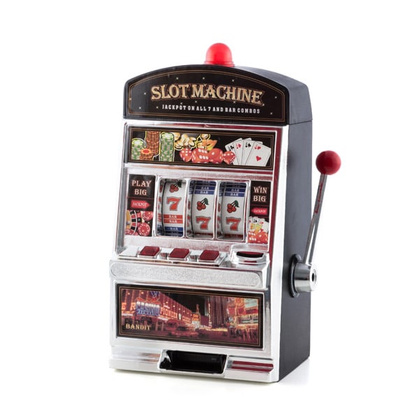 vegas slot machine piggy bank
